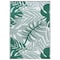 World Rug Gallery Tropical Leaf Reversible Recycled Plastic 3' X 5' Green Outdoor Rug 6066GREEN3X5 - alternate 7